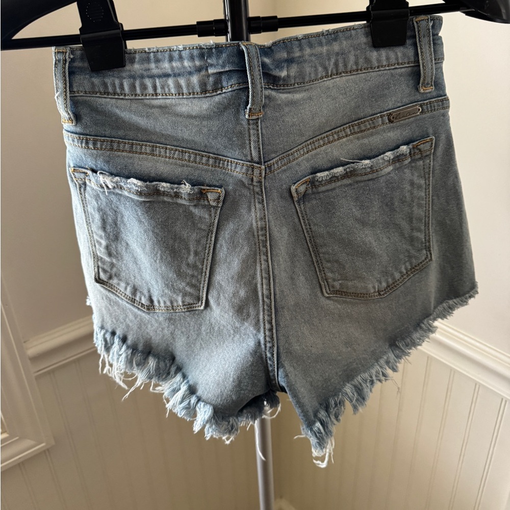 KanCan Light Blue Jean Shorts - Picture 3 of 8